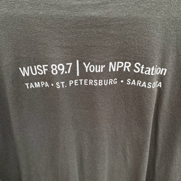 NPR National Public Radio Tampa Florida Gray Shirt Size 2XL - Picture 4 of 7